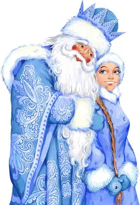 Дед мороз, Рождественские иллюстрации, Современная открытка