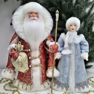 Костюм Дед Мороз и Снегурочка | Пинская фабрика художественных изделий