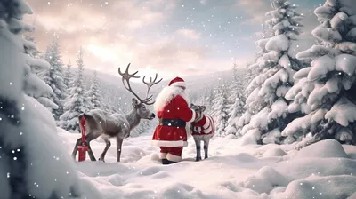 Дед Мороз на санях арт - 61 фото
