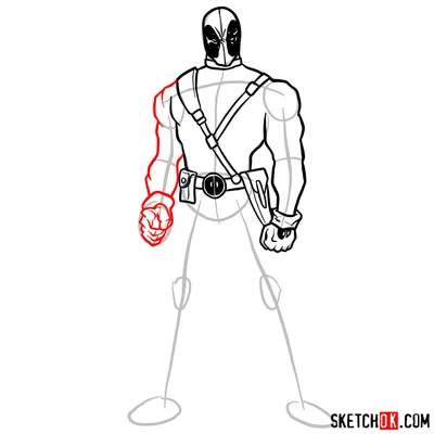 Высокое Качество Рельефная мышца набивка Deadpool Косплей Костюм Полный  Deadpool Zentai костюм | AliExpress