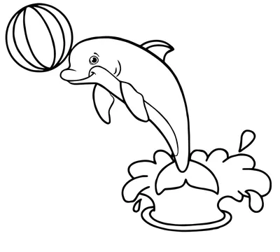 Как нарисовать двух дельфинов карандашом поэтапно