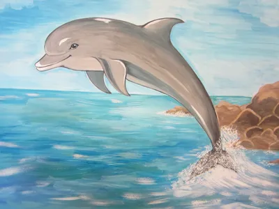 Рисунки дельфин в майнкрафте (47 фото) » Картинки, раскраски и трафареты для  всех - Klev.CLUB