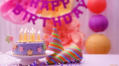 Скачать обои торт, день рождения, cake, candles, colorful, celebration,  decoration, Happy Birthday, раздел пра… | Радужный торт, Торт на день  рождения, Вкусы тортов
