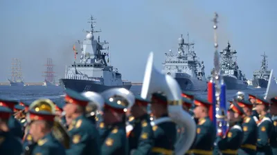 Как в России отпраздновали День ВМФ. Фоторепортаж — РБК