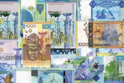 Валюта тенге Казахстана национальная Деньги казаха Стоковое Изображение -  изображение насчитывающей склонение, фонд: 104046747