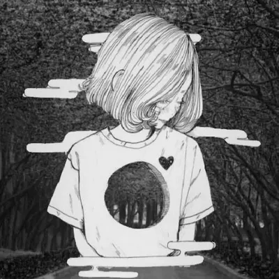 Депрессия аниме арт девушка (67 фото) » идеи рисунков для срисовки и  картинки в стиле арт - АРТ.КАРТИНКОФ.КЛАБ