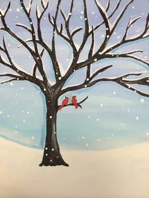 Деревья зимой: красота из сказок» — создано в Шедевруме