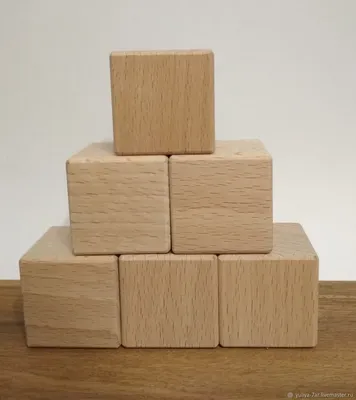 Деревянные кубики купить в интернет-магазине Ярмарка Мастеров по цене 24.5  ₽ – IUCNTBY | Кубики и книжки, Иглино - доставка по России