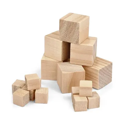 Необработанные деревянные кубики 10/15/20 мм | AliExpress