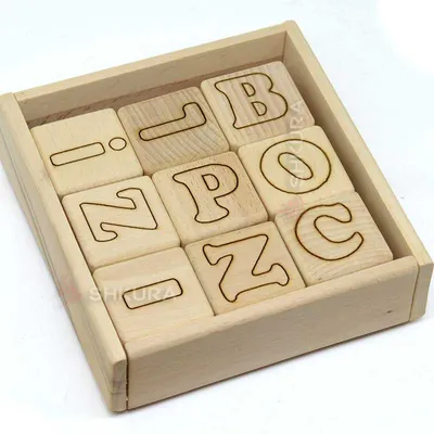 Кубики с буквами деревянные 001430 новинка