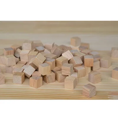 Деревянные кубики на заказ