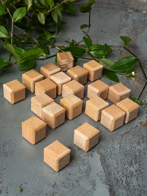 Кубики неокрашенные деревянные Бук 2.5х2.5 см(набор 20 штук) / Кубики  деревянные для игры и творчества 20 штук - купить с доставкой по выгодным  ценам в интернет-магазине OZON (953906758)