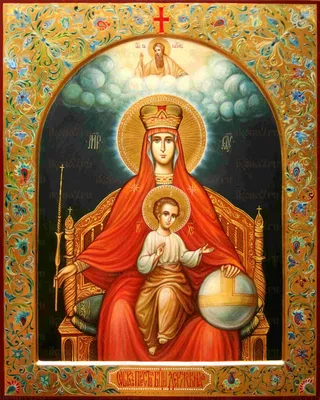 Купить Державная Икону Божией Матери с бесплатной доставкой по России!