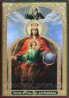 Икона Державная икона Божией Матери, в деревяном киоте - купить по низким  ценам в интернет-магазине OZON (1008267261)