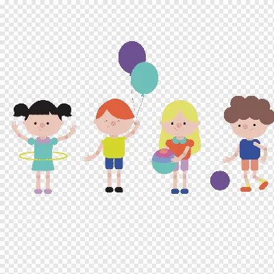 Дети играют с игрушками также вектор иллюстрации притяжки Corel Иллюстрация  вектора - иллюстрации насчитывающей мальчиков, катание: 71279900