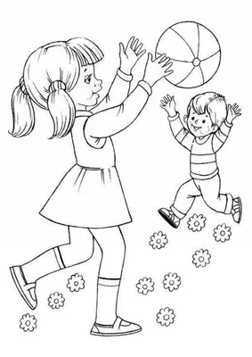 Дети Играют Детской Площадке Иллюстрации Векторное изображение  ©interactimages 219736712
