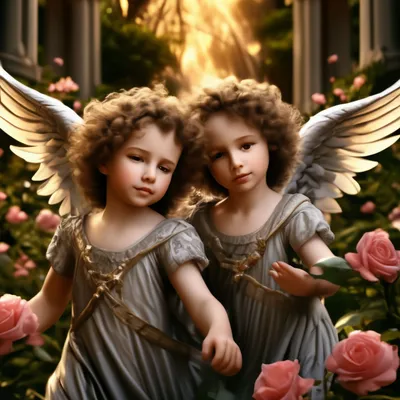 акварелька, маленькие милые ангелочки Иллюстрация штока - иллюстрации  насчитывающей ливень, праздник: 273828144