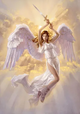 Костюм детские ангел Widmann Angel, белый, полиэстер, 104 см - 1a.lv