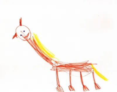 Как рисуют дети 5 лет на самом деле: примеры моей дочери | Мама Таня | Дзен