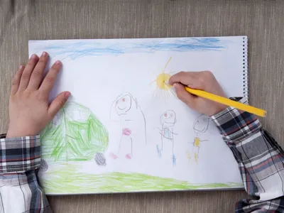 🎨5 идей для детского рисования гуашью в начале лета | Детское развитие и  творчество 🎨 | Дзен