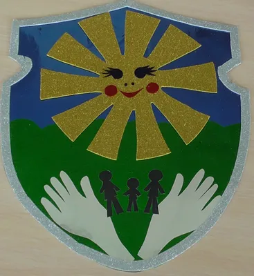 детский логотип с счастливым дизайном иллюстрация дети уход значок  Иллюстрация вектора - иллюстрации насчитывающей корпоративно, логотип:  222935038