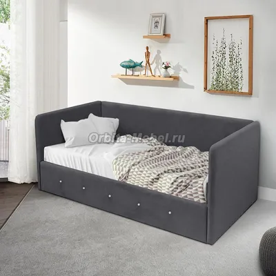 Кровать Basic бук с натуральными стойками в | Интернет-магазин «Dreams  Store»