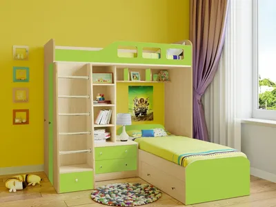 Детская кровать Ламинат с ящиками купить в СПб|Интернет магазин Лего-Мебель