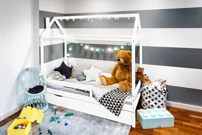 Детская кровать домик Джулия - купить Подростковые кровати в Киеве и  Украине, цены на Подростковые кровати в интернет магазине детской мебели  Bibu