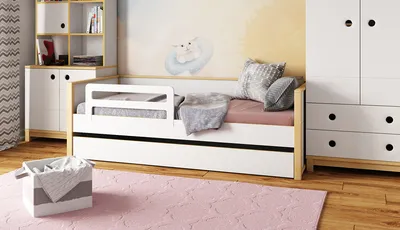 Увеличиваем детскую комнату двухэтажной кроватью с игровой или рабочей зоной