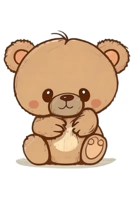 Teddy bear. Мишка. PNG. | Татуировки плюшевый мишка, Детский рисунок, Милые  рисунки