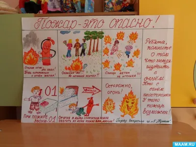 Детям о правилах пожарной безопасности! | Администрация Металлострой