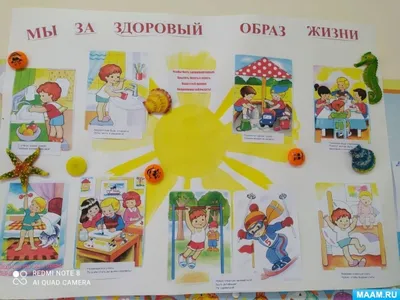 Плакат на тему здоровый образ жизни (ЗОЖ): эскизы и рисунки социальных  плакатов для детей в школу и детский сад