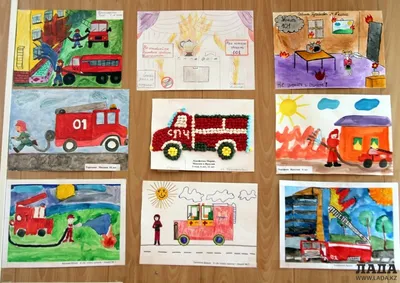 Картинки по пожарной безопасности для дошкольников - 75 фото