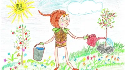 Детские рисунки на взрослые темы (35 рисунков)