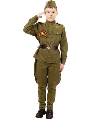 Костюм военный детский камуфляжный с беретом и флагом Казахстана зеленый  (id 70052234), купить в Казахстане, цена на Satu.kz