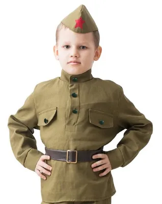 Детский костюм советского солдата купить в Москве - описание, цена, отзывы  на Вкостюме.ру