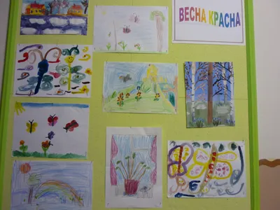 Рисунки детей на тему Весна пришла - 48 фото