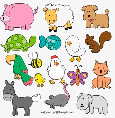 Скачать - Детские рисунки животных — стоковая иллюстрация | Childrens  drawings, Doodle drawings, Happy cartoon