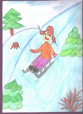 Мастер-класс по рисованию гуашью «Зимние забавы» для детей 6–8 лет (15  фото). Воспитателям детских садов, школьным учителям и педагогам - Маам.ру