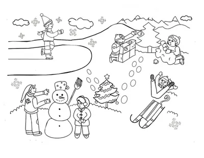 Зимние игры для детей, зимние забавы на улице