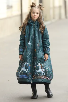 Пальто детское \"Бовуар. Единороги\"– купить в интернет-магазине, цена, заказ  online