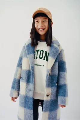 Купить Пальто для девочек, осенне-зимнее кашемировое детское длинное пальто  в западном стиле, модное хлопковое пальто «все в одном» с мехом для девочек  | Joom