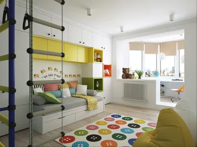 Дизайн детской комнаты для мальчиков и девочек