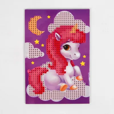 Набор для детского творчества МультиАРТ Алмазные мозаики-стикеры Голубая  принцесса купить по цене 235 ₽ в интернет-магазине Детский мир