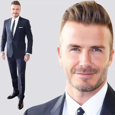 Ростовая фигура Дэвид Бекхэм (David Beckham) вид 2 (530х1800 мм) - купить  по выгодной цене | Магазин шаблонов Принт100