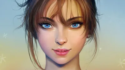 Красивые девушки с голубыми глазами (60 фото) 🌟