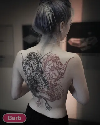 Тату на спине для девушек: красивые эскизы и идеи - tattopic.ru