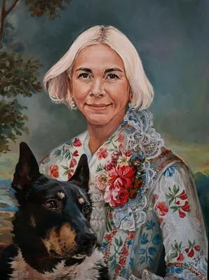 Картина по номерам на холсте с подрамником Друг 40х50, девушка с собакой,  животные, любовь - купить с доставкой по выгодным ценам в интернет-магазине  OZON (1147577513)