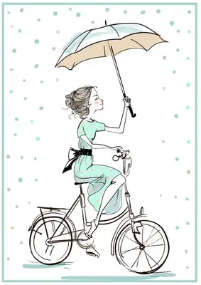 Девушка На Велосипеде В Летнем Городском Парке — стоковые фотографии и  другие картинки Девушки - Девушки, Большой город, Кататься на велосипеде -  iStock