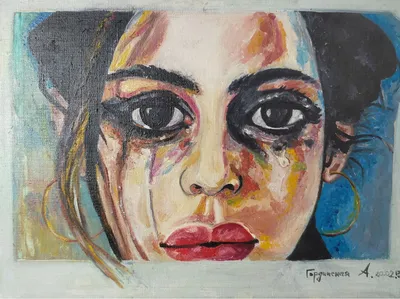 Девушка в слезах девушка плачет» — создано в Шедевруме
